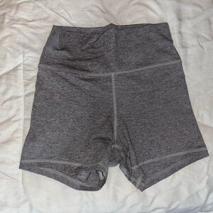 Grey fleo shorts, size Small